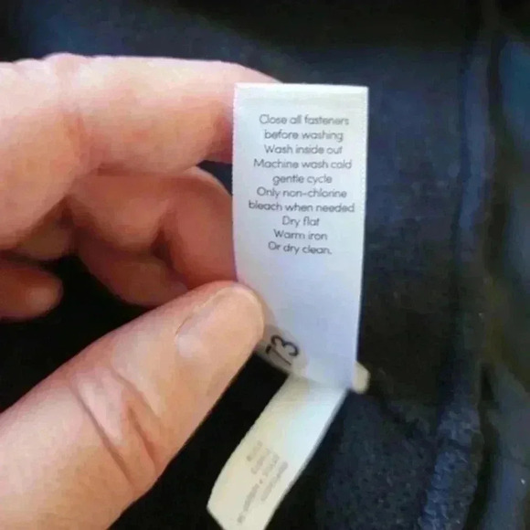 Athleta Venture Sweater Black White  Zipper Closure Cotton Women's size Large - Picture 12 of 15